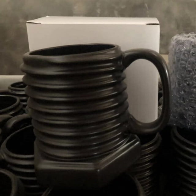 Meitianfacai Ceramic Mugs Screw Ceramic Mugs Gift Mugs Ceramic Matte Mugs
