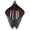 thumbnail image 2 of Pen + Gear 3 Pocket Pencil Pouch in Grey Polyester with Black Zips, 2 of 3