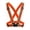 Orange, variant on Dvkptbk Sleeveless Garment Visibility Neon Vest Reflective Belt Vest Fit for Running Cycling Sports Sports Safety
