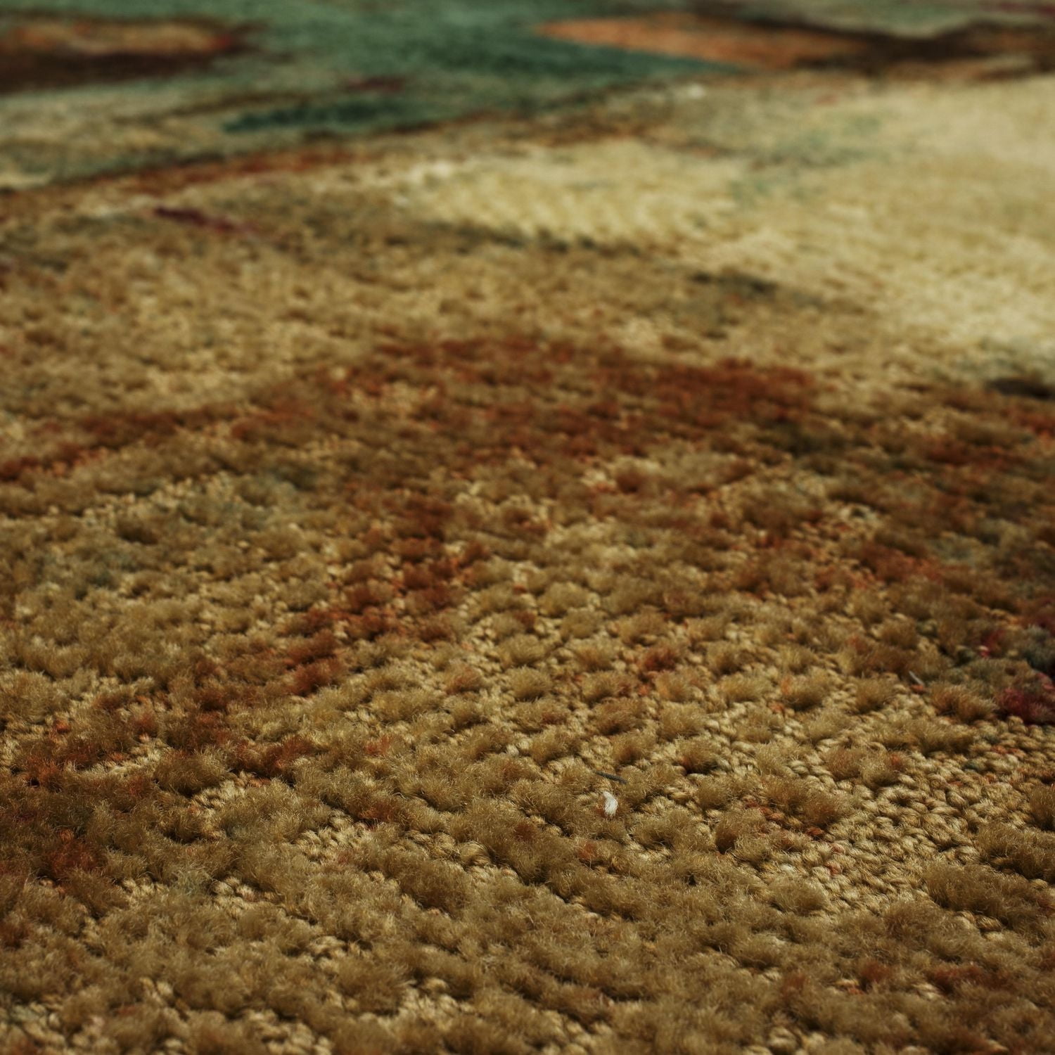 Tapis Strata de Mohawk, couleur turquoise fusion
