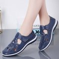 thumbnail image 5 of LSLJS Pantoufles Légères et Confortables pour Femmes, Unies, Chaussures Décontractées Ajourées Platform, Chaussures à Talons Bas, 5 of 5