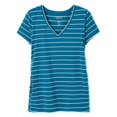 thumbnail image 2 of Paisley Sky Maternity Short Sleeve V-Neck Tee, 2 of 3