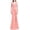 Pink, variant on Bohemian Dress for Women Evening Gowns for Women, Womens Formal Split Maxi Dresses, Sleeveless V Neck Ruched Cocktail Long Dress S-3 Wine S