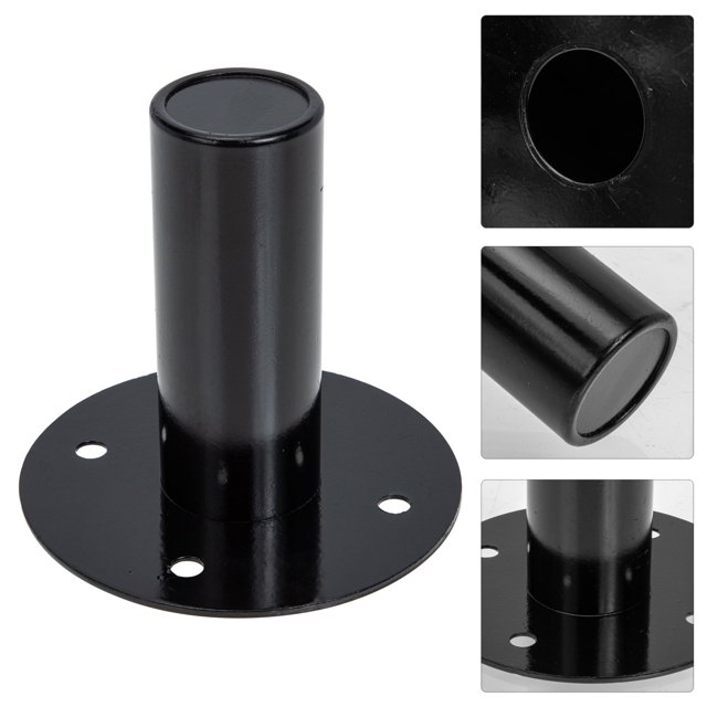 OULII 2 Pcs Iron Speaker Base Speaker Amplifier Stands Black for Studio Use