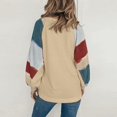 thumbnail image 4 of Womens Plus Size Tops Casual Long Sleeve Crew Neck Striped Loose Fit Tunic Tops, 4 of 6