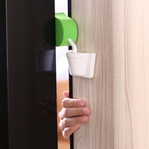 Vrorvz Flower Shaped Children's Door Stopper Safety Device Prevents Pinching Protects Babies and Toddlers Easy to Install Silent Buffer Plastic Windproof Door Holder