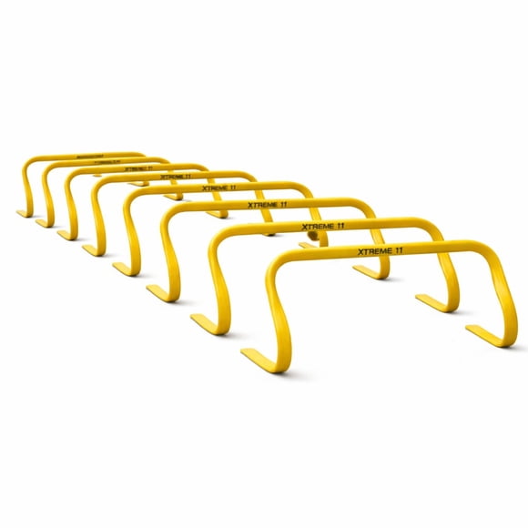 Xtreme11 Agility Hurdles, 8 Pcs Speed Training Kit for Outdoor Fitness, Speed & Football Training Equipment for Youth and Adults