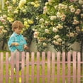thumbnail image 1 of Birdeem Plastic Garden Fence,Picket Fence Edging for Lawns,Easy Install Decorative Border,19.7In Height,Flowerbeds and Yard Protection, 1 of 9