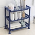 thumbnail image 1 of EGNMCR Closet Organizers and Storage, Organization and Storage, Storage Bins, Storage Containers Three Layer Bathroom Rack Kitchen Rack Multi Layer Storage Rack Desktop Storage Rack Plastics Shelves, 1 of 6