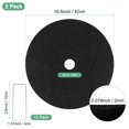 thumbnail image 3 of Uxcell 2-Pack Non-Woven Tree Mulch Ring, 16.5 Inch Tree Protector Mat W 12 Pcs Stakes for Plant Root Protection [Black], 3 of 7