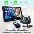 thumbnail image 4 of 3in1 OTTOCAST Baby Car Camera &Wireless CarPlay+Android Auto  Adapter,1080P HD Rear Seat Monitor Display on Car Screen,150°Wide Angle No-Glow Night View, Safety for Kids & Infants, 4 of 13