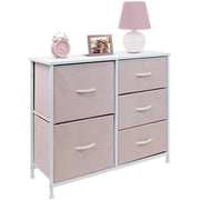 5 Drawers Chest Dresser - Pink