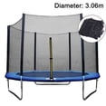 thumbnail image 1 of Trampoline Enclosure Safety Mesh Net Replacement Screen Netting , PVC Trampoline Replacement Net for 8 Poles, 1 of 9