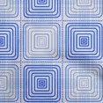 thumbnail image 1 of oneOone Cotton Poplin Blue Fabric Geometric Sewing Craft Projects Fabric Prints By Yard 42 Inch Wide, 1 of 4