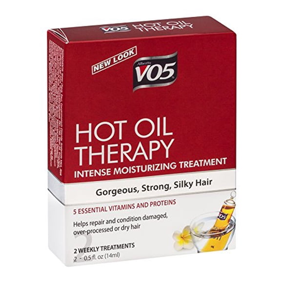 Alberto Vo5 Hot Oil Intense Conditioning Treatment, 0.5 Ounce, 2-count Tubes (Pack of 3)