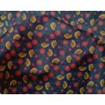 thumbnail image 4 of oneOone Silk Tabby Fabric Leaves & Floral Block Print Fabric By The Yard 42 Inch Wide, 4 of 4