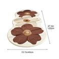thumbnail image 3 of Chmadoxn Bathroom Rugs, Rugs for Living Room, Area Rug, Bath Mat Flower Bedroom Bedside Blanket-living Room Coffee Table Blanket- Window Fully Covered With Blanket And Against-slip Carpet Floor Rugs, 3 of 7