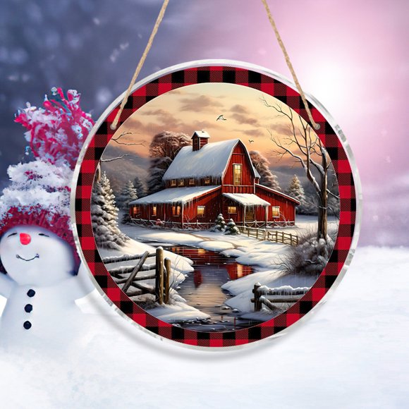 Fankiway Christmas Decorations for Tree Christmas Home Decor Hanging Party Door Signs Holiday Products Decoration