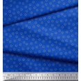 thumbnail image 3 of Soimoi polyester Crepe Fabric Cosmos Floral Print Fabric by Yard 42 Inch Wide, 3 of 3
