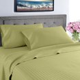 thumbnail image 1 of EIGTHTAIL Fresh Linen Collection 600 Thread Count Hotel Striped 100% Egyptian Quality Cotton Deep Pocket Sheet Set (King  Gray), 1 of 6