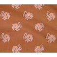 thumbnail image 4 of oneOone Cotton Flex Fabric Rabbit Block Printed Fabric 1 Yard 40 Inch Wide, 4 of 4
