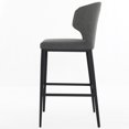 thumbnail image 3 of Cabo Contract Grade Upholstered Wingback Bar Stool (26-inch/ 29-inch), 3 of 5
