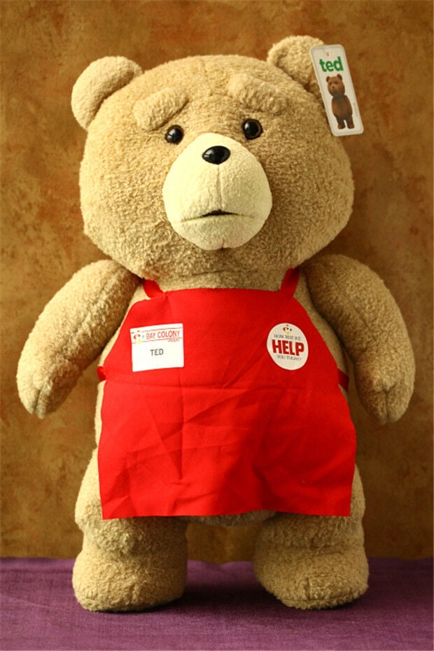 NEW Ted Movie TED the Bear PLUSH Doll Soft Toy Cute Teddy Pillow Figure 18" 3+ 775729