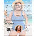 thumbnail image 2 of Charmo Plus Size Ribbed Swimsuit for Womens One Piece Scalloped Swimwear Tummy Control Bathing Suits, 2 of 7