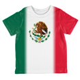 thumbnail image 1 of T-shirt pour Tout-Petit à Imprimé Intégral du Drapeau Mexicain de Cinco de Mayo, 1 of 2
