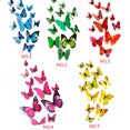 thumbnail image 2 of serony 12Pcs 3D DIY Wall Stickers PVC Kid Room Decal Home Decoration Decor green 1Set, 2 of 6