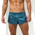 thumbnail image 1 of ylioge Mens Boxer Briefs Casual Elastic Waist Breathable Underwear Basic Solid Color Comfort Low Rise Loose Quick-Drying Brief, 1 of 4