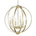 thumbnail image 1 of Golden Lighting 3167-6 OG Colson 6 Light Chandelier, Olympic Gold, 1 of 4