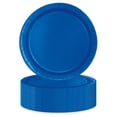 thumbnail image 1 of Unique Industries Electric Blue Round 7" Dessert Plates, 70ct, 1 of 3