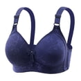 thumbnail image 2 of Saving Clearance 2025！Womens Plus Size Bras,,Womens Style Bra Plus Size No Steel Ring Bra Front Button Bra Daily Bra, 2 of 5