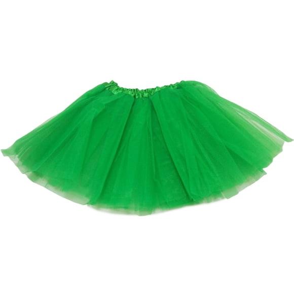 Splozh Tutu Superposé de Noël pour Tout-Petites Filles, Tutu pour Enfants, Jupes Tutu pour Enfants, Jupe Tutu de Noël, Jupe Tutu pour Enfants, Vert, 3-8 Ans