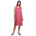 thumbnail image 2 of Moomaya Robe de Nuit Trapèze Unie Sans Manches pour Femme en Coton, 2 of 6