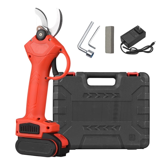 Amdohai 48V Cordless Electric Pruning Shears Portable Garden Shears Tree Trimmer Branch Cutter with Lithium Battery Adapter for Gardening