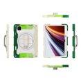 thumbnail image 2 of XYX 3in1 Rotating Stand Case for Honor Pad GT Pro 12.3 inch 2024 with Hand/Shoulder Strap, Shockproof Rugged, Colorful Green, 2 of 7