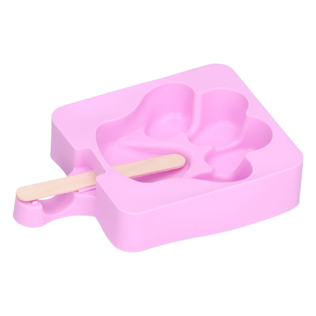 3Pcs Cute Cat Claw Design Ice Cream Mold Silicone Cake Ice Bar Making Mold for Kitchen