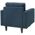 thumbnail image 4 of Modway Empress Fauteuil Rembourré en Azur, 4 of 5