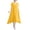 Yellow, variant on LOVZFMLL Ladies' Casual V-neck Faux Silk Solid-color Dress Red M