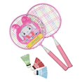 thumbnail image 3 of HILABEE Badminton Racket for Children Badminton Shuttlecocks for Kids Adults Outside Pink, 3 of 9