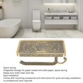 thumbnail image 3 of Toilet Paper Holder Wall Mounted Tissue Holder Double Layer Tissue Dispenser With Shelf For Bathroom, 3 of 8