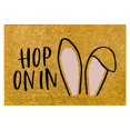 thumbnail image 1 of Hearth & Gear Funny Easter Bunny Funny English Door Mat Door Rug Entrance Front Door Outdoor Entrance Porch Mat Polyester Easter Bunny Floor Mat Neutral Blanket Woven Blanket Area Rugs 5x7 under 50, 1 of 6