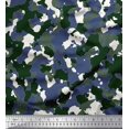 thumbnail image 1 of Soimoi polyester Crepe Fabric Two Tone With White Camouflage Fabric Prints By Yard 52 Inch Wide, 1 of 3