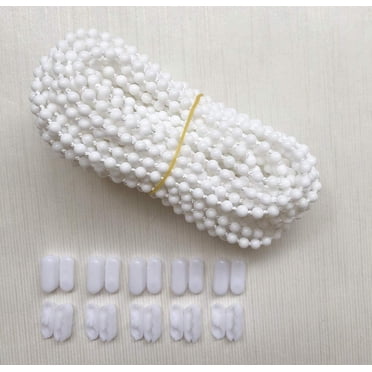 Chaîne à Billes pour Store Enrouleur et Store Romain, Corde à Billes pour Rideau Enrouleur, Chaîne à Billes en Plastique pour Store Enrouleur Romain Vertical
