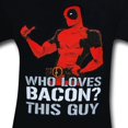 thumbnail image 2 of Dead Pool T-Shirt « Loves Bacon » / S, 2 of 4