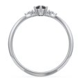 thumbnail image 4 of Birthstone Oval Ring with Shoulder Accents - Smokey Quartz (June), 4 of 5