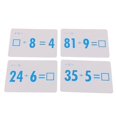 thumbnail image 1 of 36 Pcs Cartes Éclair de Maths pour Enfants pour Développer les Maths - Division, 1 of 7