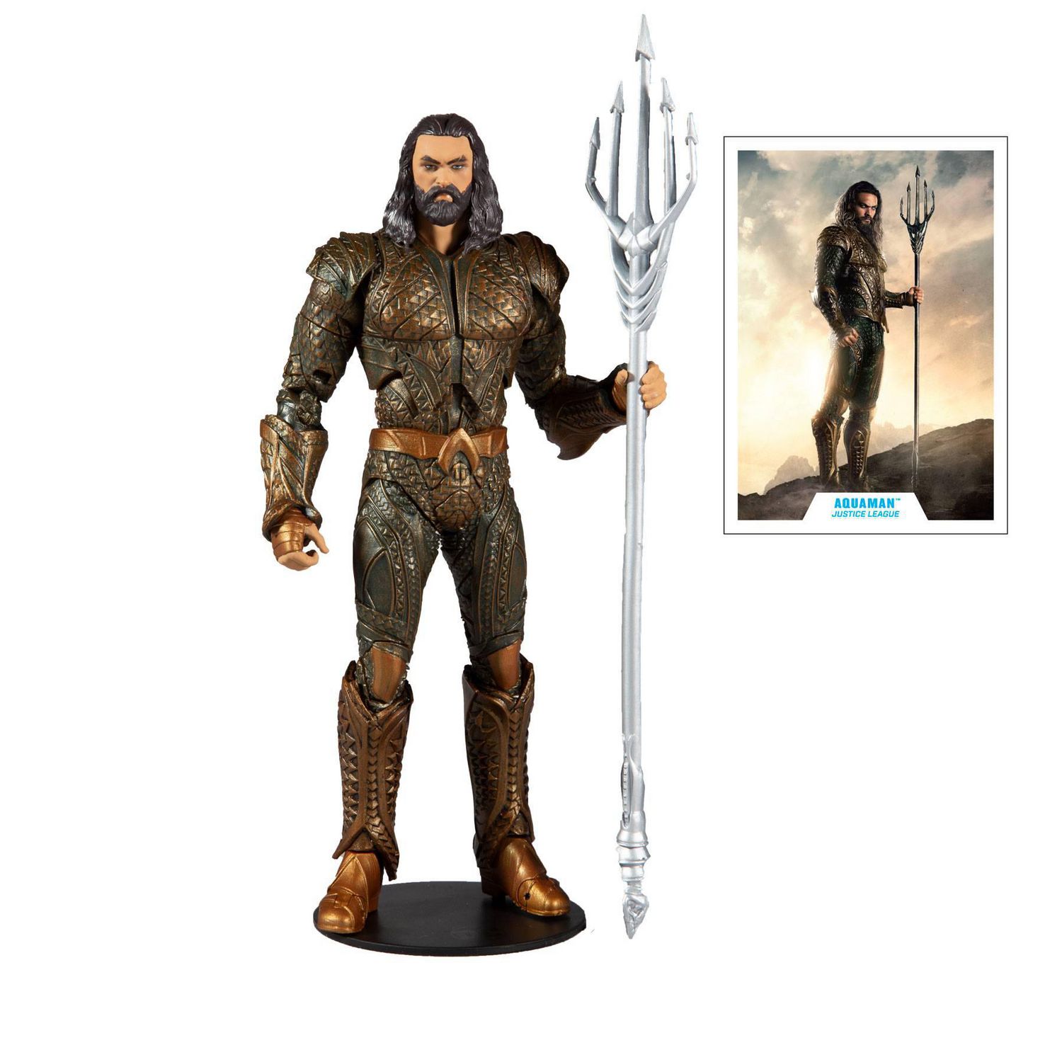 McFarlane Toys - DC Multiverse - Film Justice League - Aquaman figurine de 7 pouces